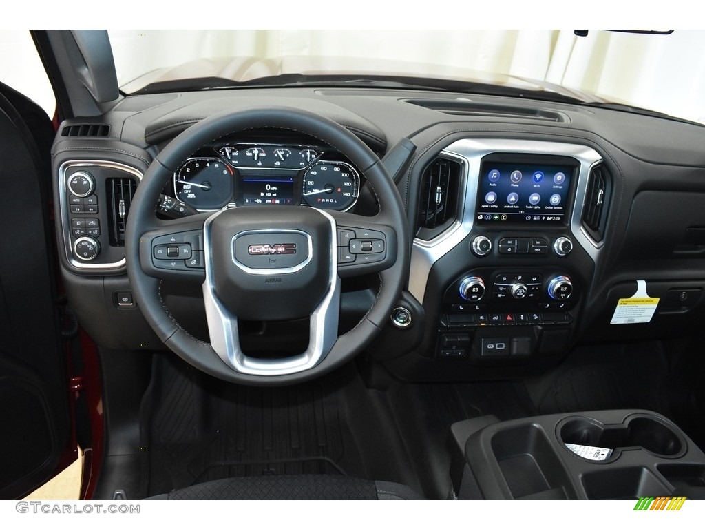 2019 Sierra 1500 Elevation Double Cab 4WD - Red Quartz Tintcoat / Jet Black photo #8