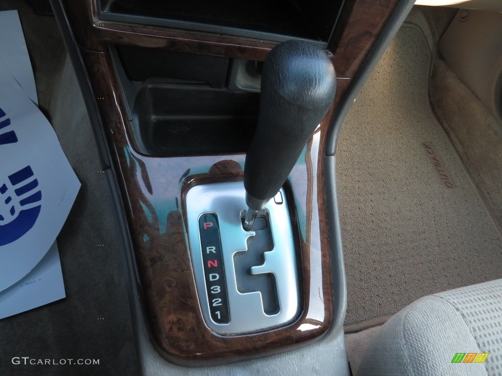 2003 Outback Wagon - White Frost Pearl / Gray photo #34
