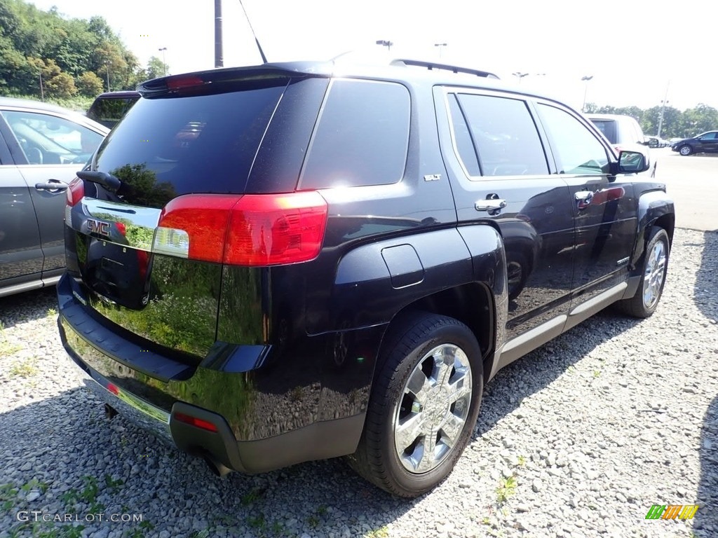 2011 Terrain SLT - Carbon Black Metallic / Jet Black photo #4