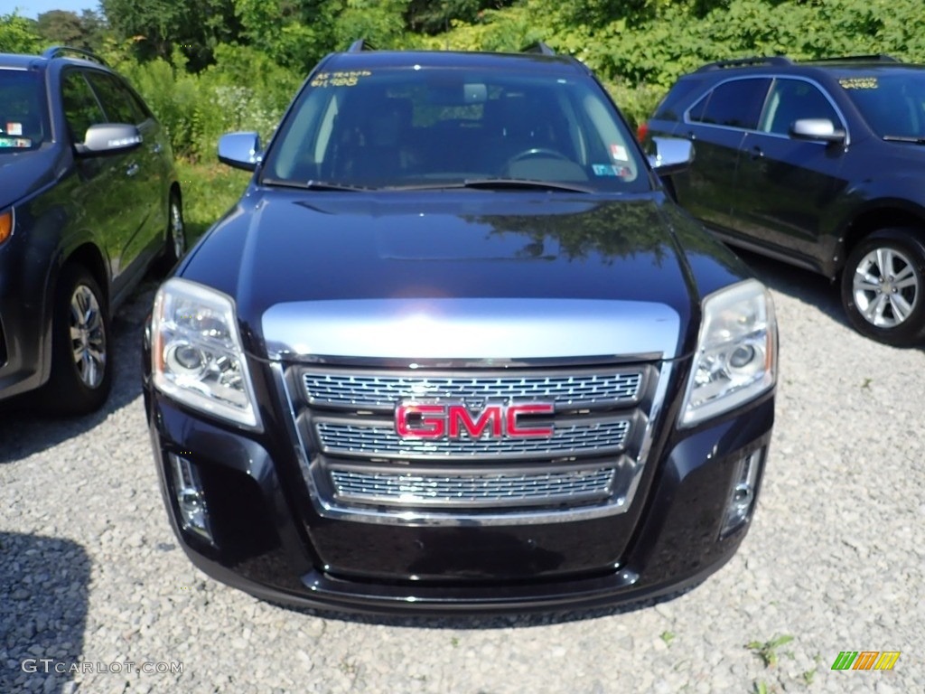 2011 Terrain SLT - Carbon Black Metallic / Jet Black photo #5