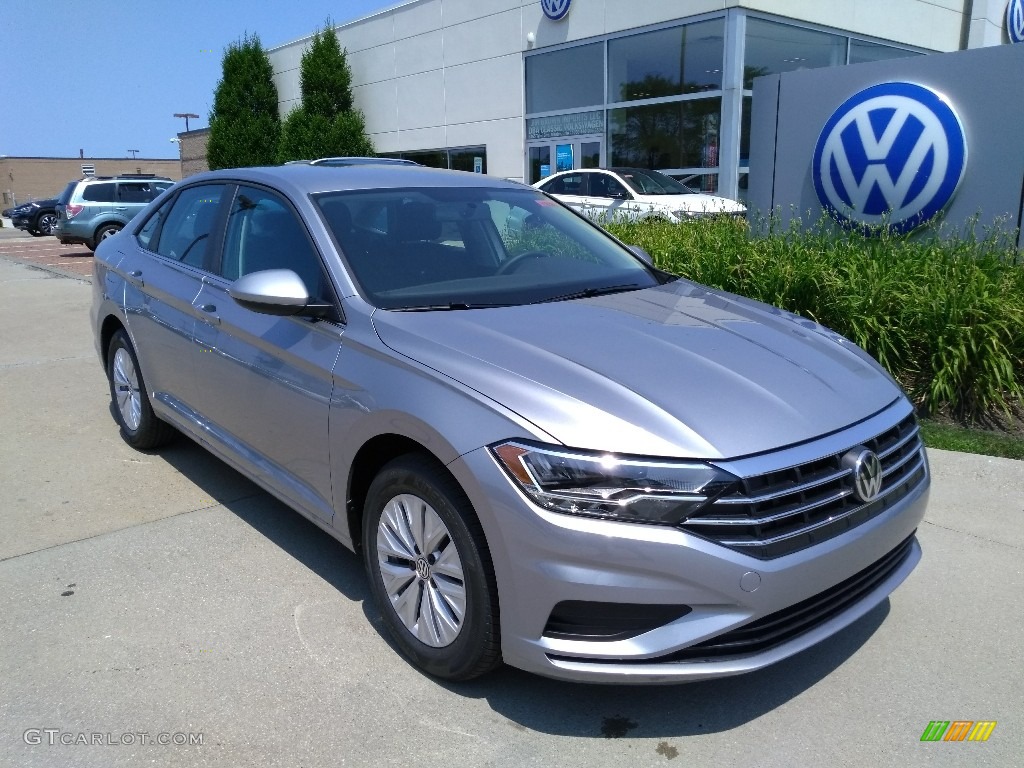 2019 Jetta S - Pyrite Silver Metallic / Titan Black photo #1