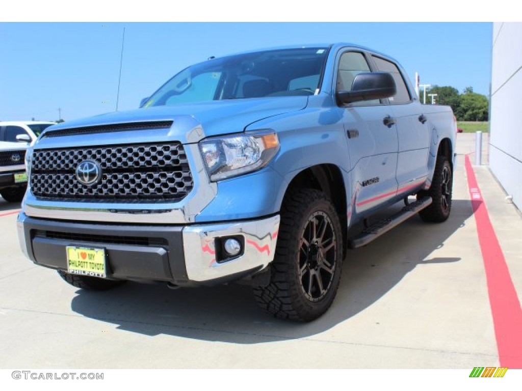 2019 Tundra SR5 CrewMax 4x4 - Cavalry Blue / Graphite photo #4