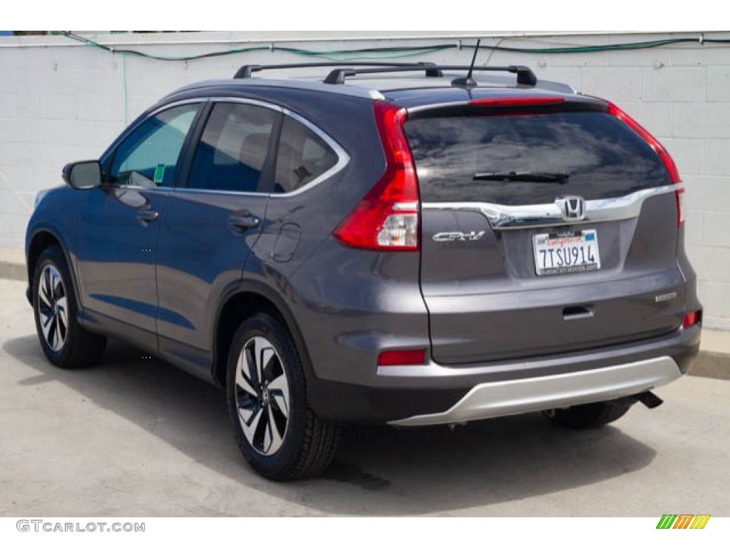 2016 CR-V Touring - White Diamond Pearl / Gray photo #2