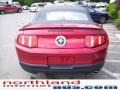 2010 Red Candy Metallic Ford Mustang V6 Premium Convertible  photo #3