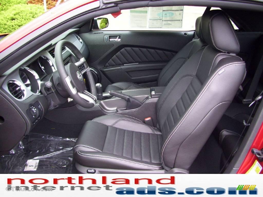2010 Mustang V6 Premium Convertible - Red Candy Metallic / Charcoal Black photo #9