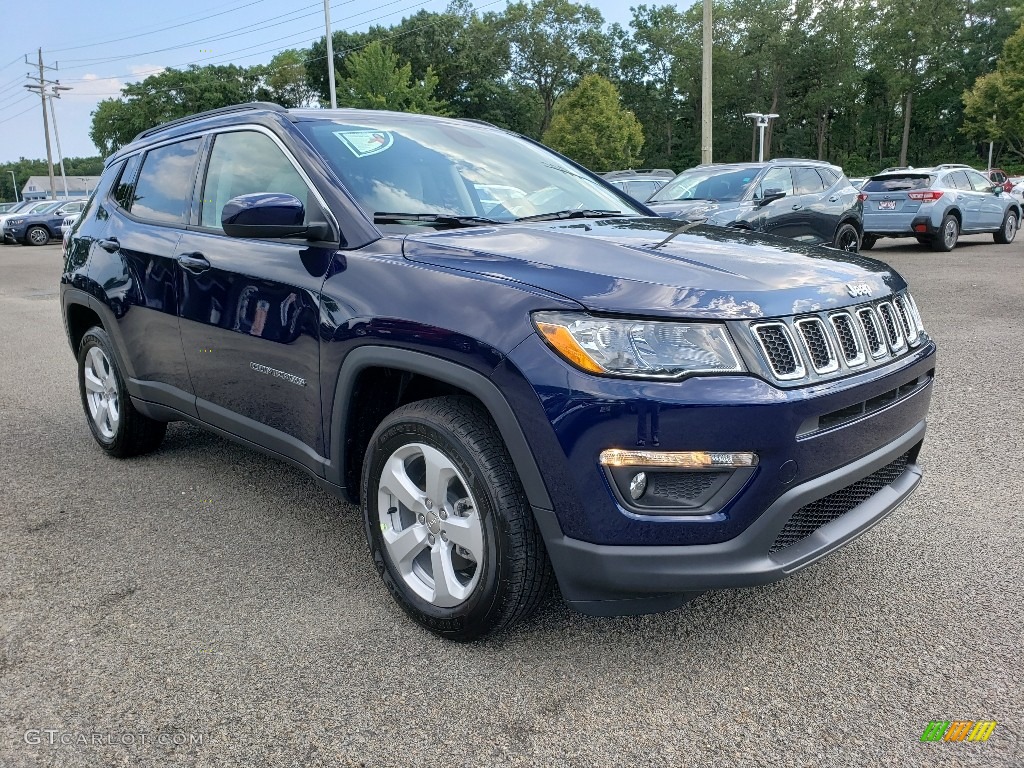 2019 Compass Latitude 4x4 - Jazz Blue Pearl / Black/Ski Gray photo #1