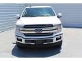 2019 White Platinum Ford F150 Lariat SuperCrew 4x4  photo #3