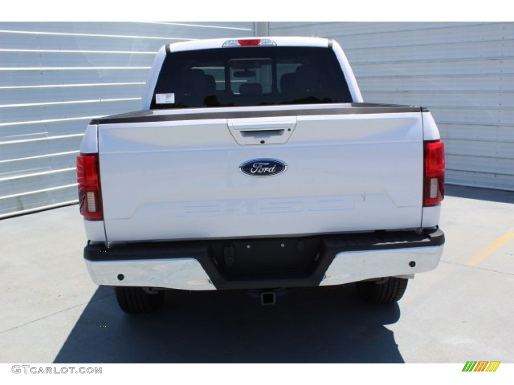 2019 F150 Lariat SuperCrew 4x4 - White Platinum / Light Camel photo #8