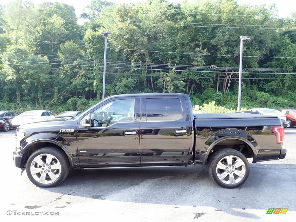 2017 F150 Limited SuperCrew 4x4 - Shadow Black / Limited Black/Mojave photo #5
