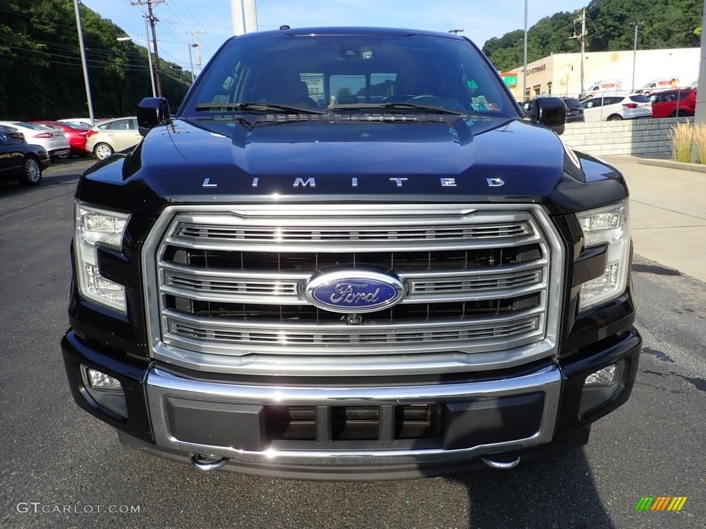 2017 F150 Limited SuperCrew 4x4 - Shadow Black / Limited Black/Mojave photo #7
