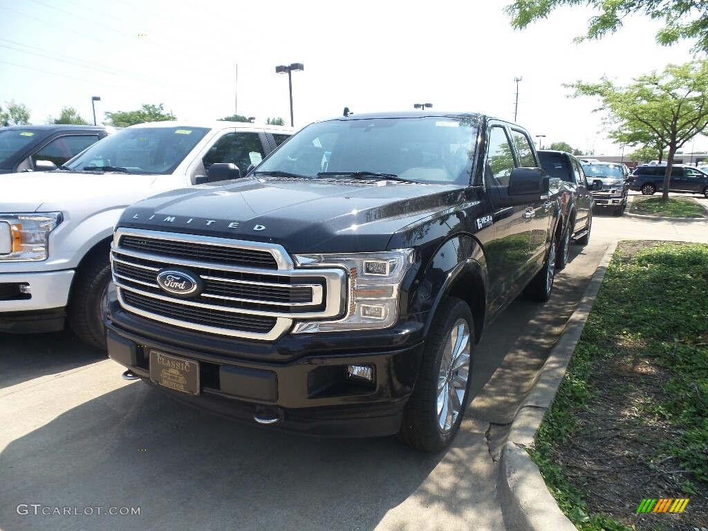 2019 F150 Limited SuperCrew 4x4 - Agate Black / Limited Camelback photo #1