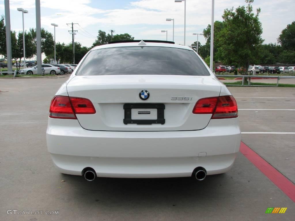 2008 3 Series 335i Coupe - Alpine White / Black photo #4