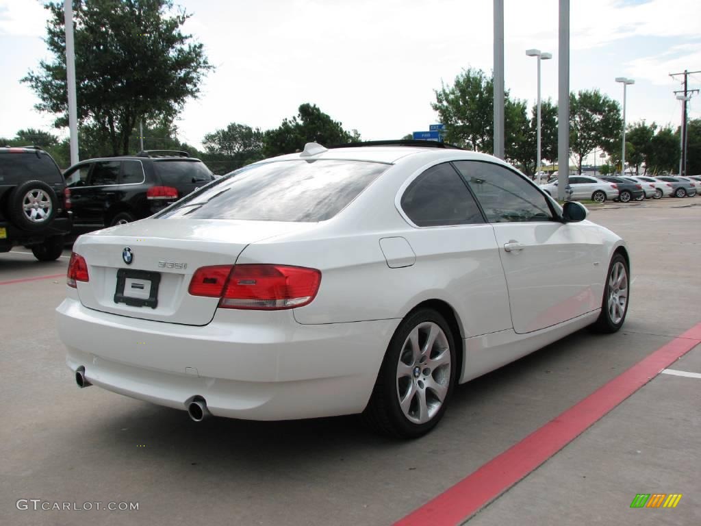 2008 3 Series 335i Coupe - Alpine White / Black photo #5