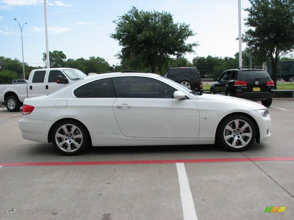 2008 3 Series 335i Coupe - Alpine White / Black photo #6