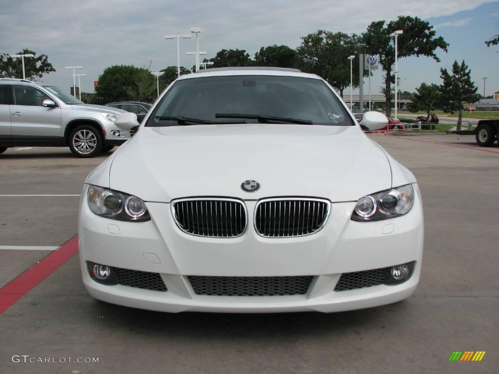 2008 3 Series 335i Coupe - Alpine White / Black photo #8