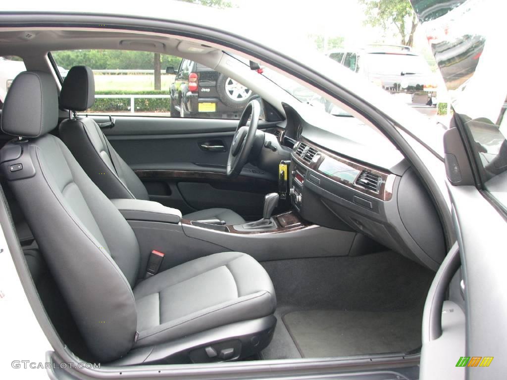 2008 3 Series 335i Coupe - Alpine White / Black photo #10