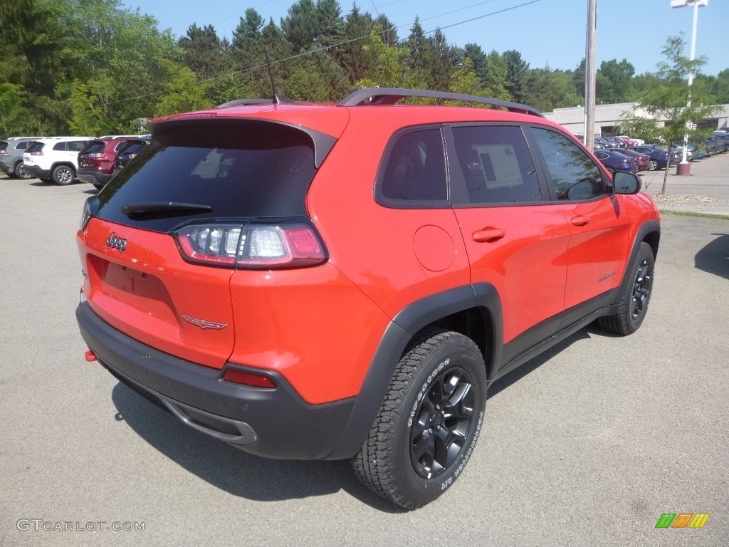 Firecracker Red 2019 Jeep Cherokee Trailhawk 4x4 Exterior Photo #134457103