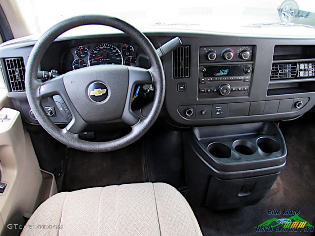 2011 Express LT 3500 Extended Passenger Van - Sandstone Metallic / Neutral photo #19