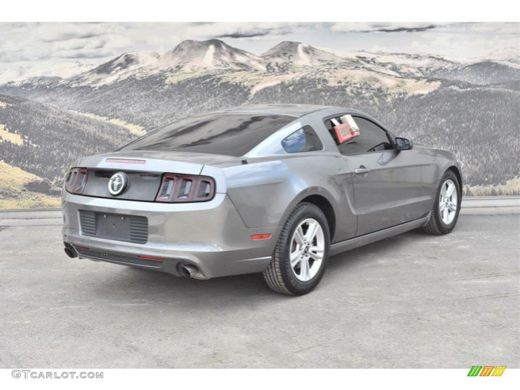 2014 Mustang V6 Premium Coupe - Sterling Gray / Charcoal Black photo #3