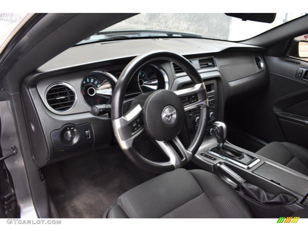 2014 Mustang V6 Premium Coupe - Sterling Gray / Charcoal Black photo #10