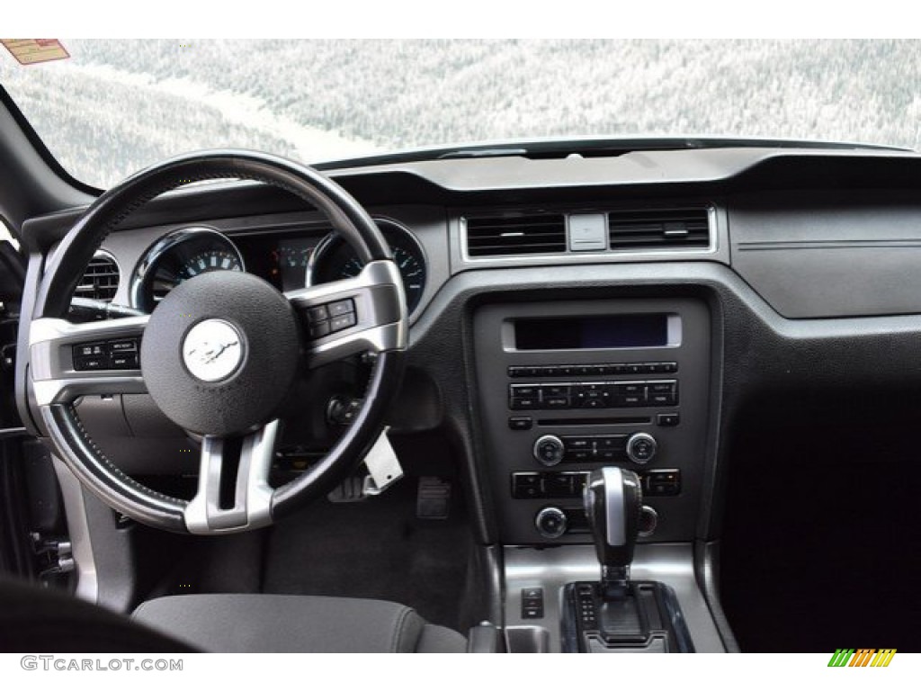 2014 Mustang V6 Premium Coupe - Sterling Gray / Charcoal Black photo #13