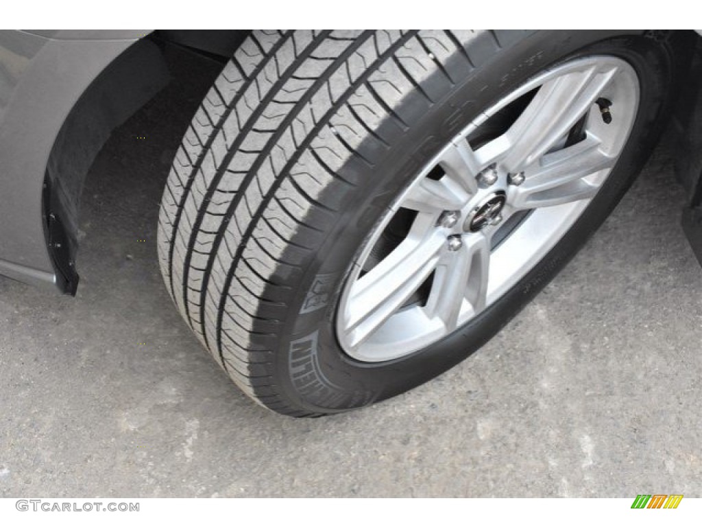 2014 Mustang V6 Premium Coupe - Sterling Gray / Charcoal Black photo #28