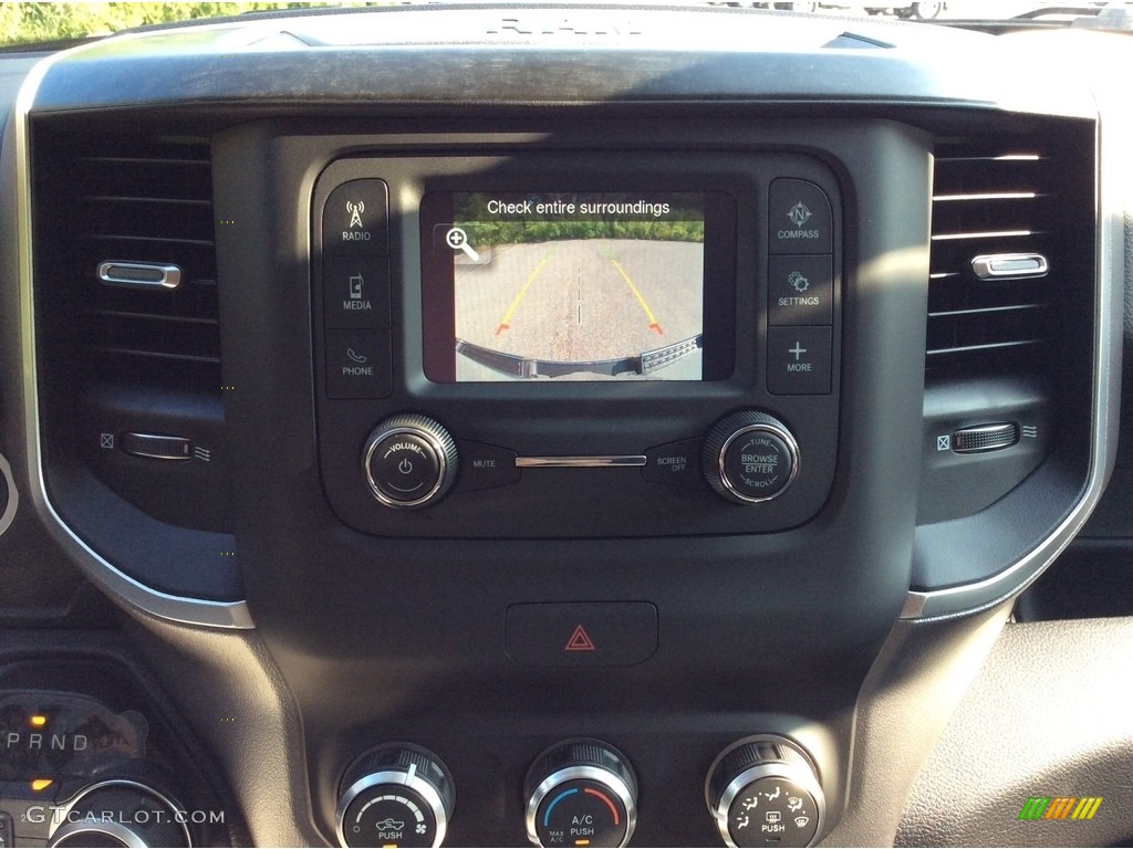 2019 1500 Big Horn Quad Cab 4x4 - Bright White / Black/Diesel Gray photo #14