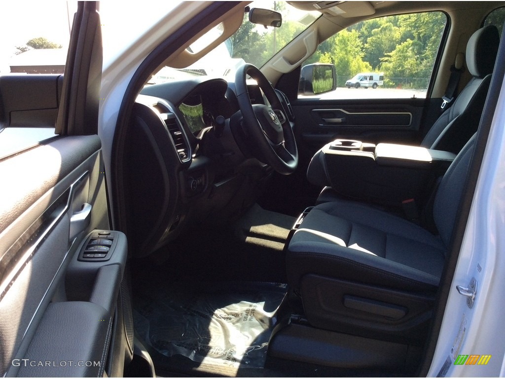 2019 1500 Big Horn Quad Cab 4x4 - Bright White / Black/Diesel Gray photo #10