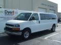 Summit White - Express 3500 Extended Passenger Van Photo No. 1