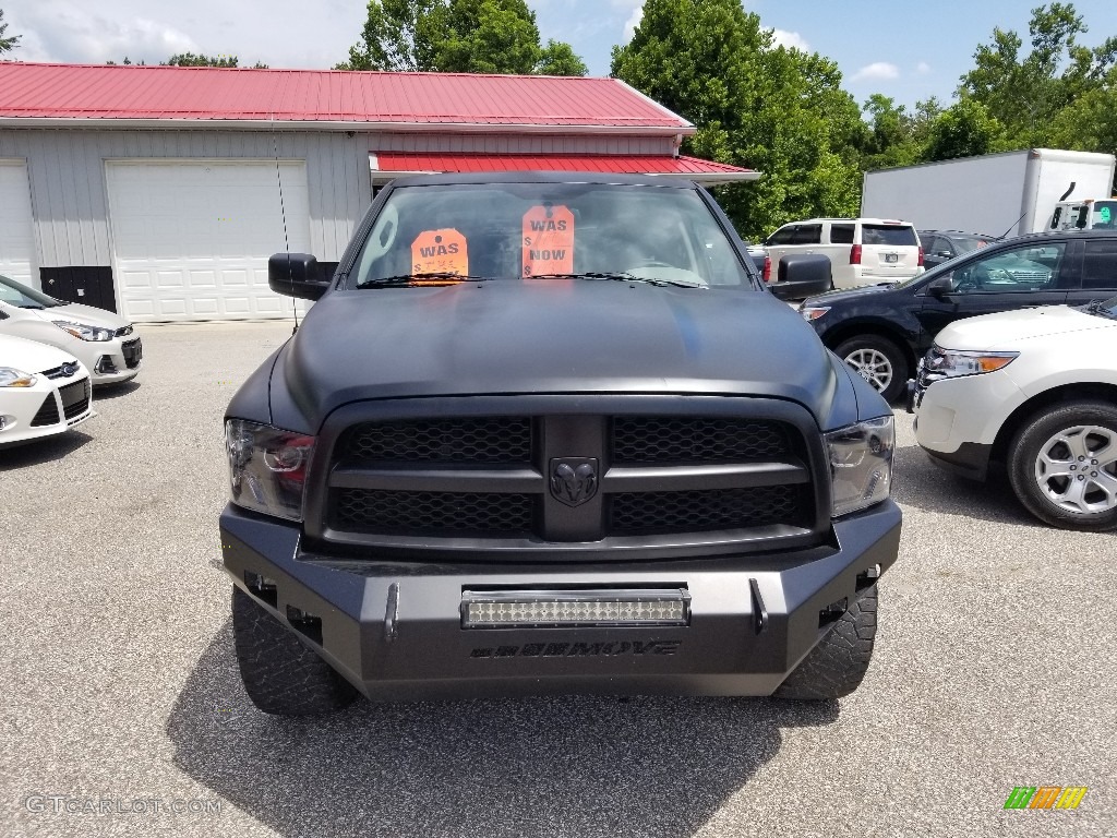 2012 Ram 1500 ST Quad Cab 4x4 - Black / Dark Slate Gray/Medium Graystone photo #2