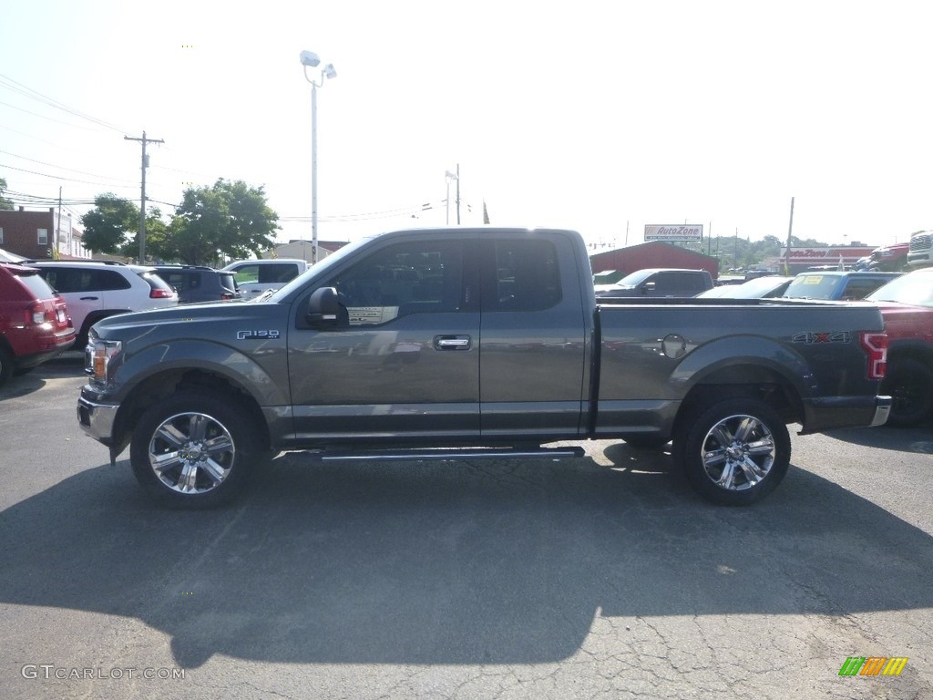 2018 F150 XLT SuperCab 4x4 - Stone Gray / Earth Gray photo #2