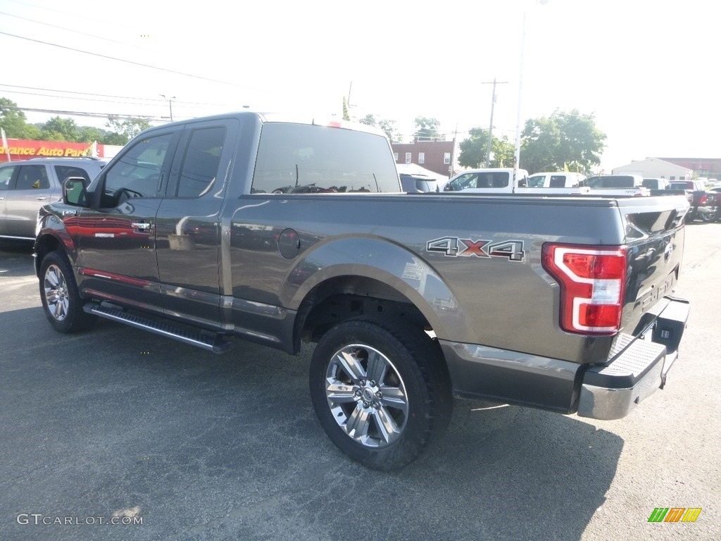 2018 F150 XLT SuperCab 4x4 - Stone Gray / Earth Gray photo #3