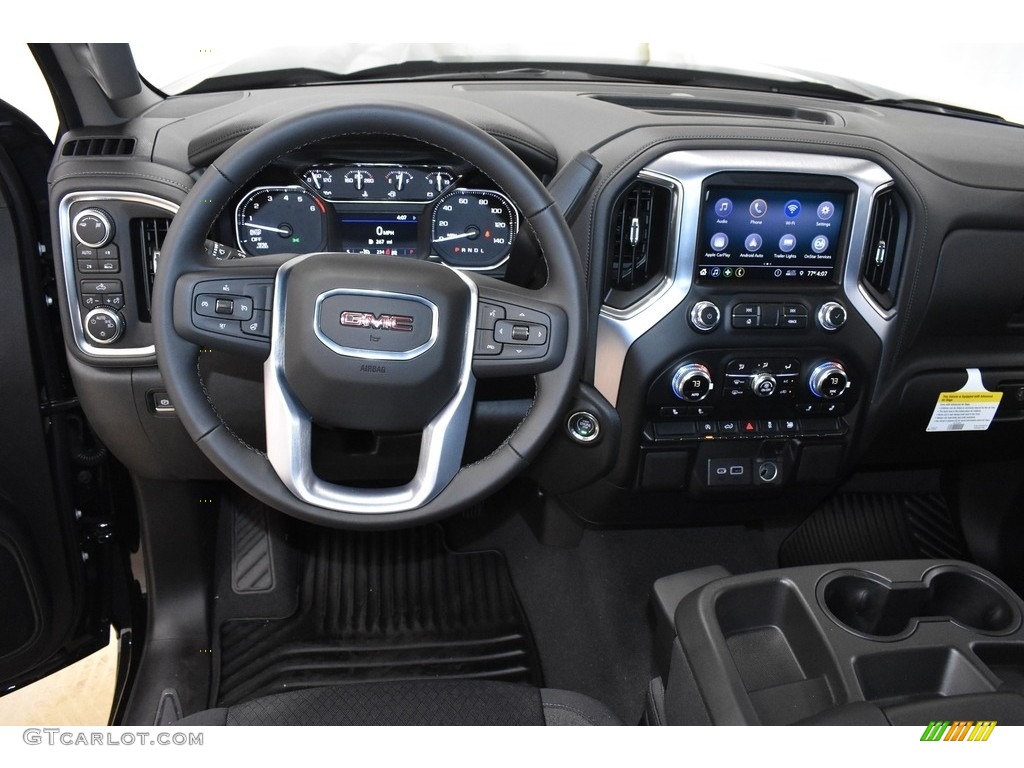 2019 Sierra 1500 SLE Double Cab 4WD - Onyx Black / Jet Black photo #8