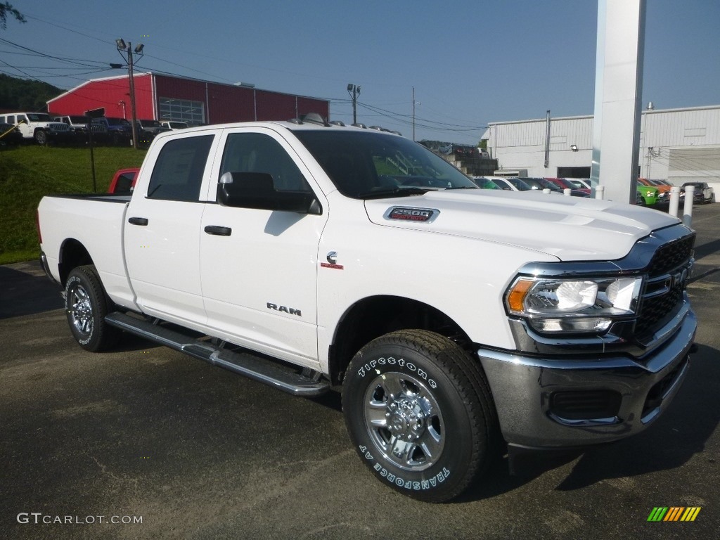 Bright White 2019 Ram 2500 Tradesman Crew Cab 4x4 Exterior Photo #134462819