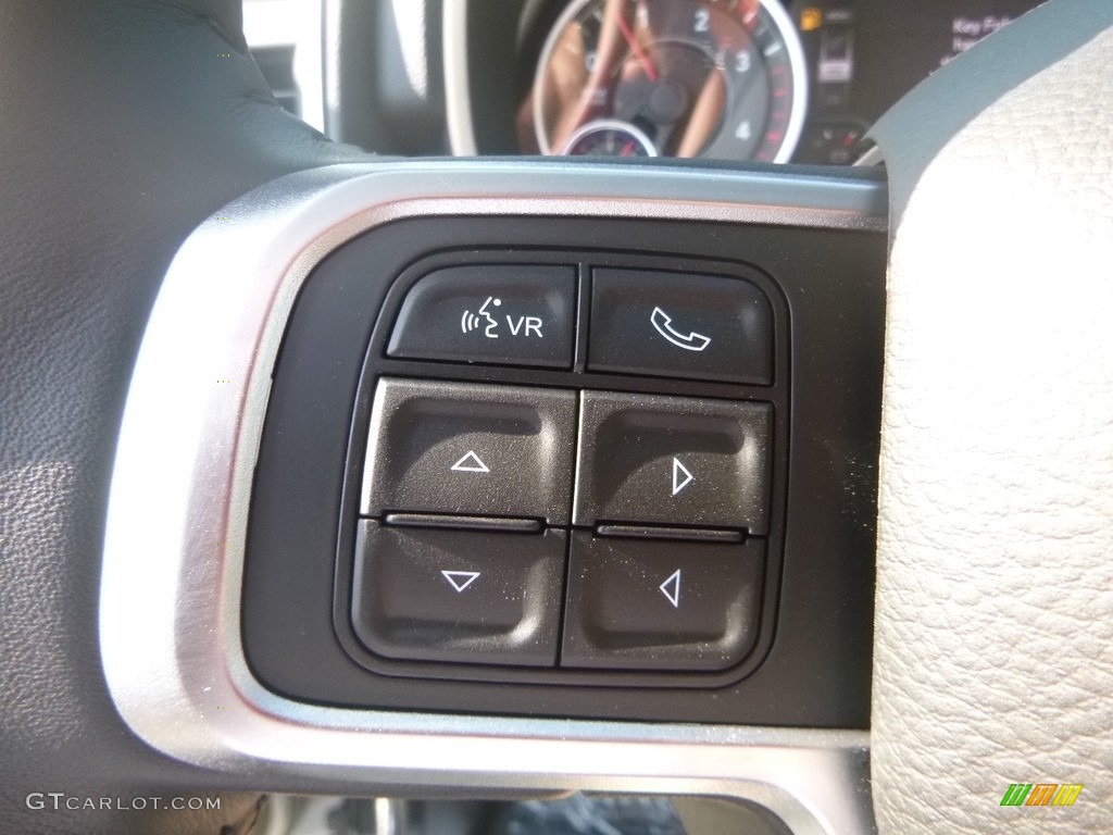 2019 Ram 2500 Bighorn Crew Cab 4x4 Black Steering Wheel Photo #134463815