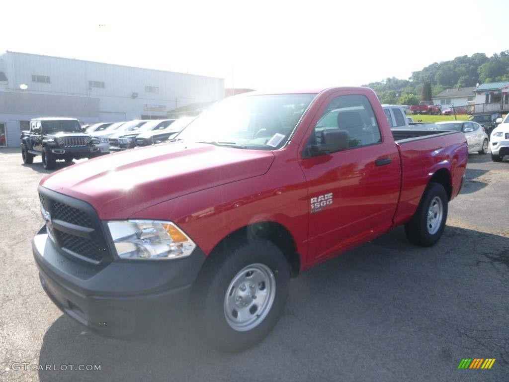 2019 1500 Tradesman Regular Cab - Flame Red / Black/Diesel Gray photo #1