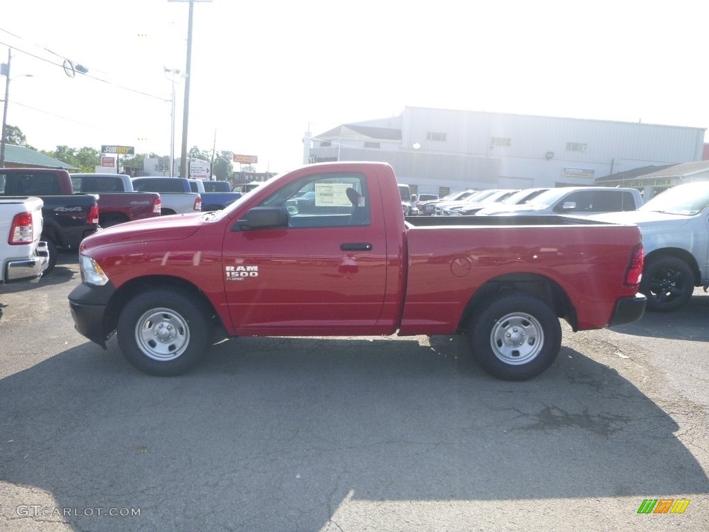 2019 1500 Tradesman Regular Cab - Flame Red / Black/Diesel Gray photo #2