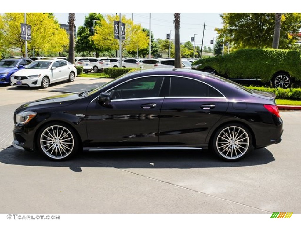 2014 CLA 45 AMG - Northern Lights Violet Metallic / AMG Brown photo #4