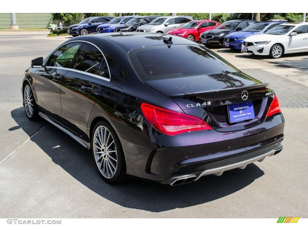 2014 CLA 45 AMG - Northern Lights Violet Metallic / AMG Brown photo #5