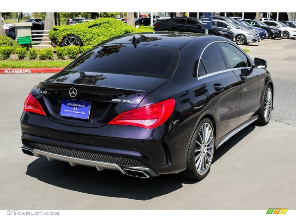 2014 CLA 45 AMG - Northern Lights Violet Metallic / AMG Brown photo #7