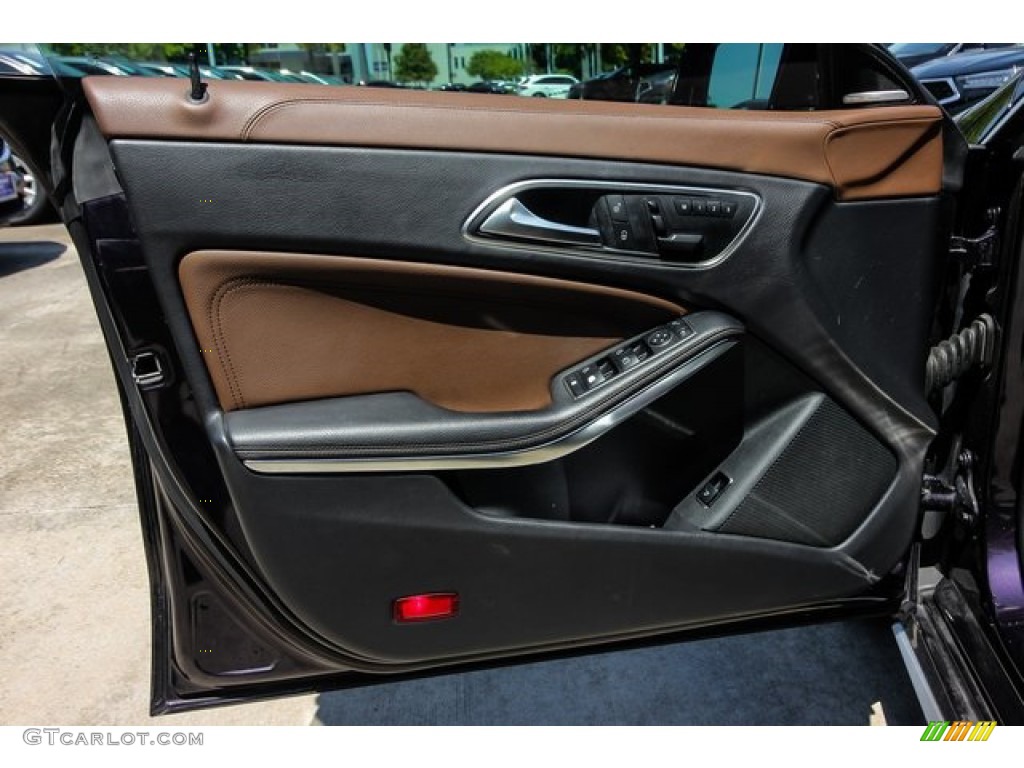2014 CLA 45 AMG - Northern Lights Violet Metallic / AMG Brown photo #17