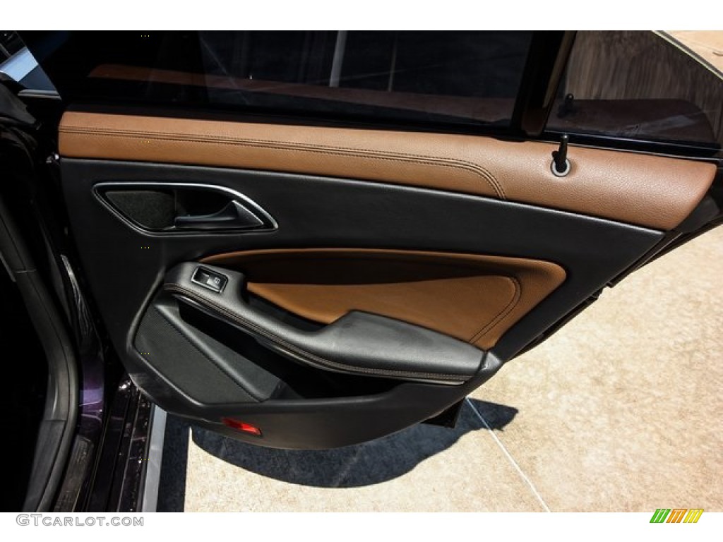 2014 CLA 45 AMG - Northern Lights Violet Metallic / AMG Brown photo #22