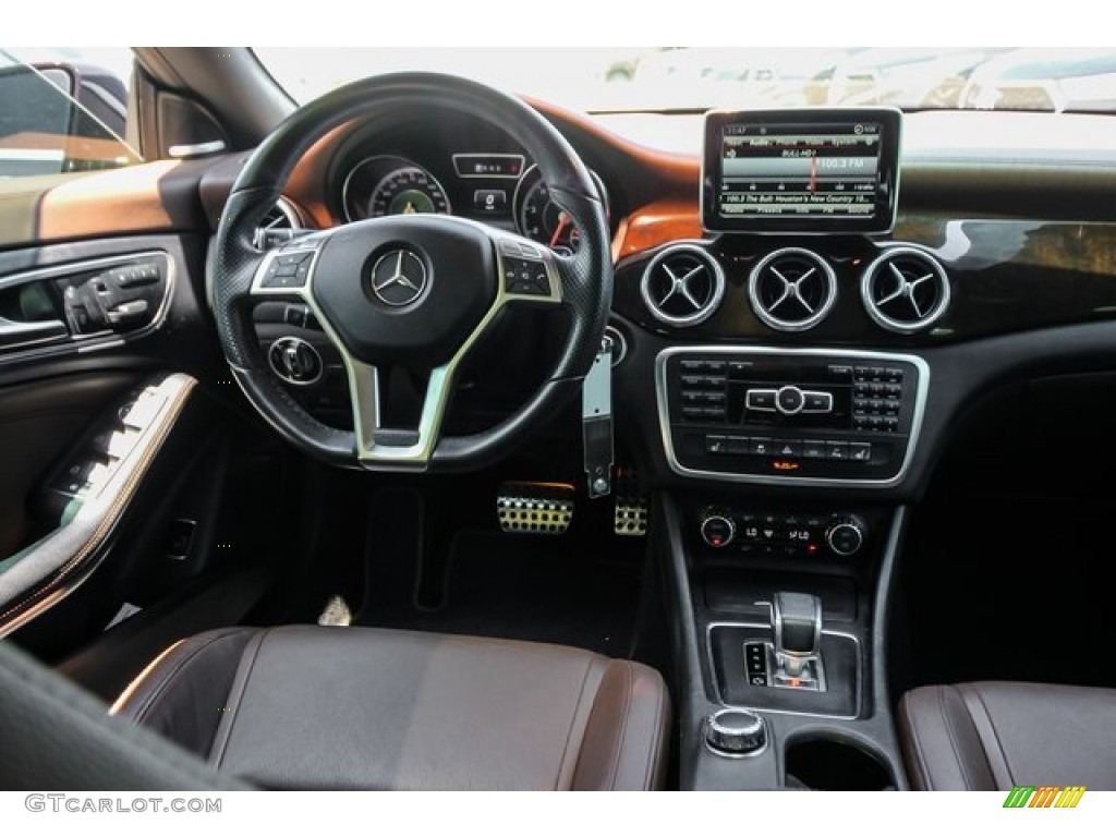 2014 CLA 45 AMG - Northern Lights Violet Metallic / AMG Brown photo #26