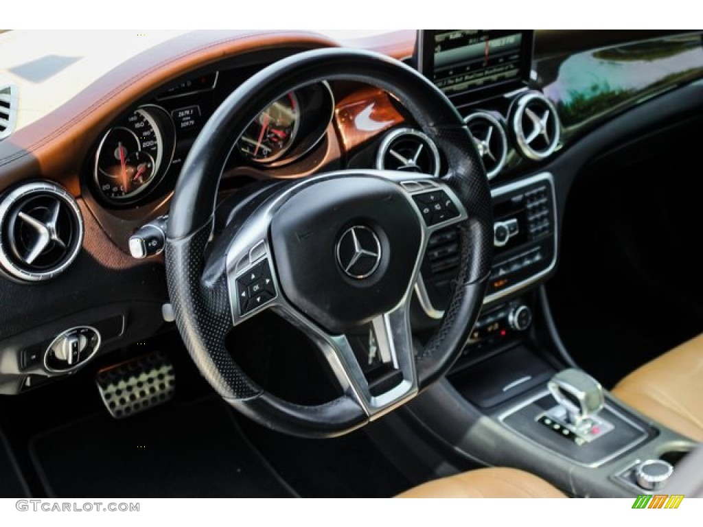 2014 CLA 45 AMG - Northern Lights Violet Metallic / AMG Brown photo #36