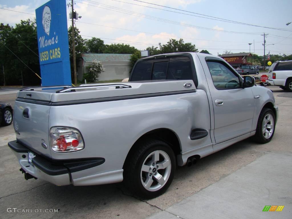 2002 F150 SVT Lightning - Silver Metallic / SVT Medium Graphite photo #6