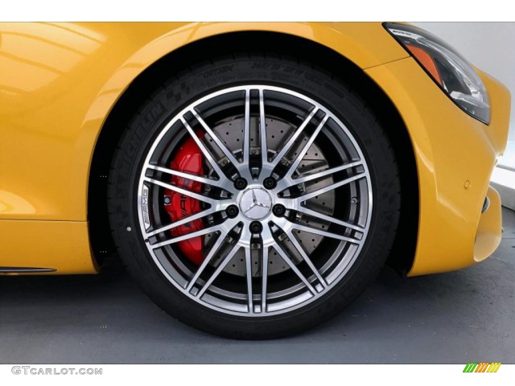 2020 AMG GT C Coupe - AMG Solarbeam Yellow Metallic / Black photo #9