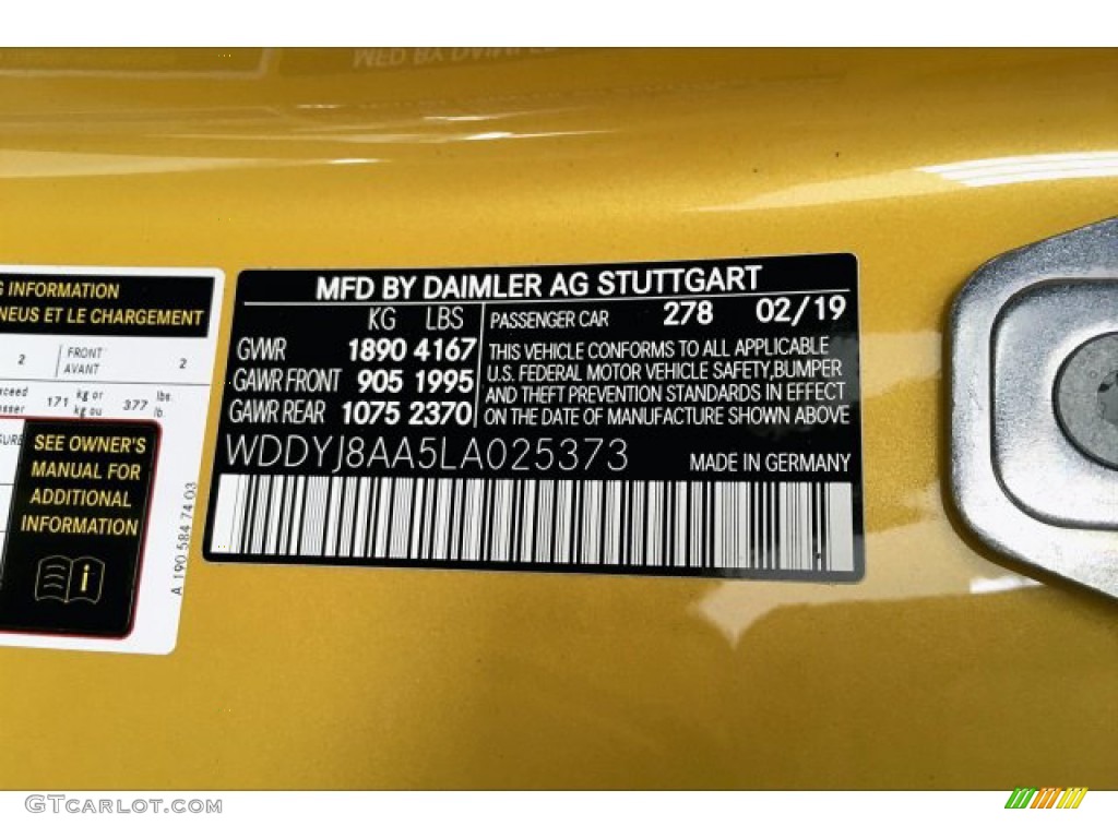 2020 Mercedes-Benz AMG GT C Coupe 278 Photo #134465749