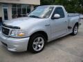 2002 Silver Metallic Ford F150 SVT Lightning  photo #28