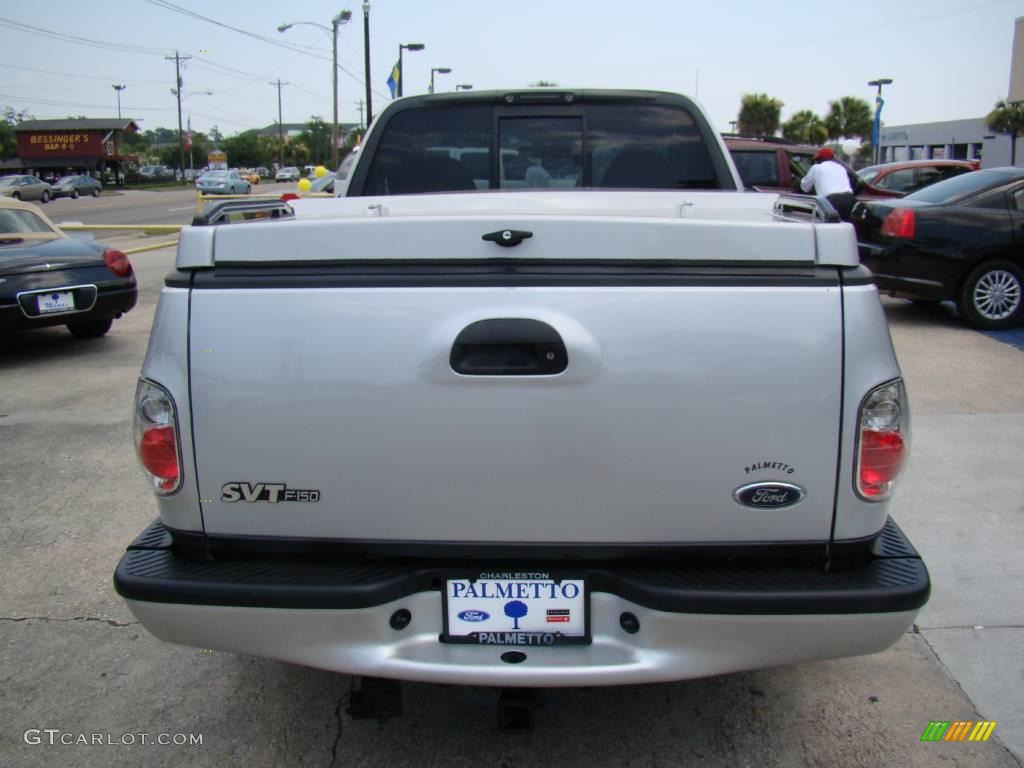 2002 F150 SVT Lightning - Silver Metallic / SVT Medium Graphite photo #33