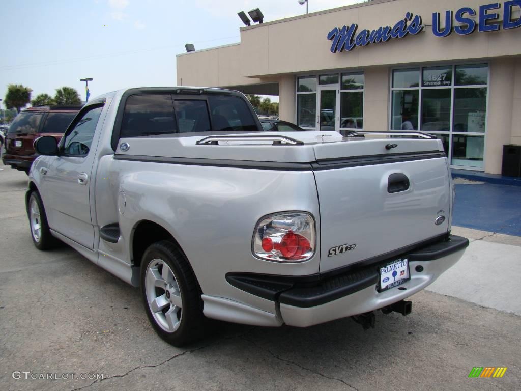 2002 F150 SVT Lightning - Silver Metallic / SVT Medium Graphite photo #34
